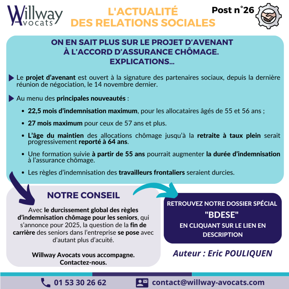 On en sait plus sur le projet d'avenant à l'accord d'assurance chômage. Explications...